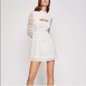 BCBGENERATION Lace Peek-a-boo Cutout Dress